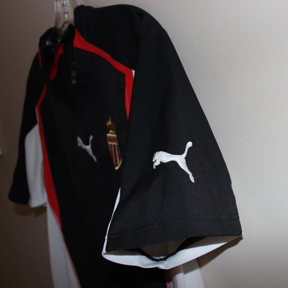 vintage no sponsor Puma #11 AS MONACO FC 2004-05 away shirt football jersey - Picture 10 of 10